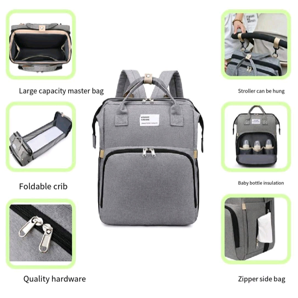 Integrated Mummy Bag With Baby Bed Function