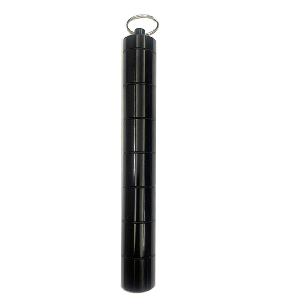 Detachable Aluminum Alloy Color Storage Pill Box