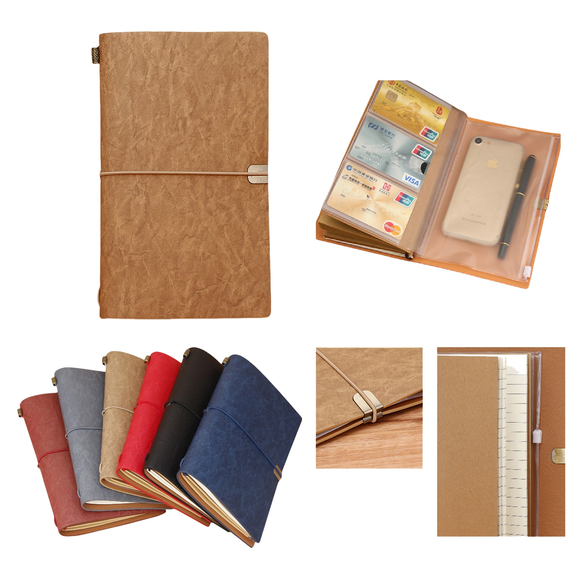 Vintage A6 Pocket Journal Notebook