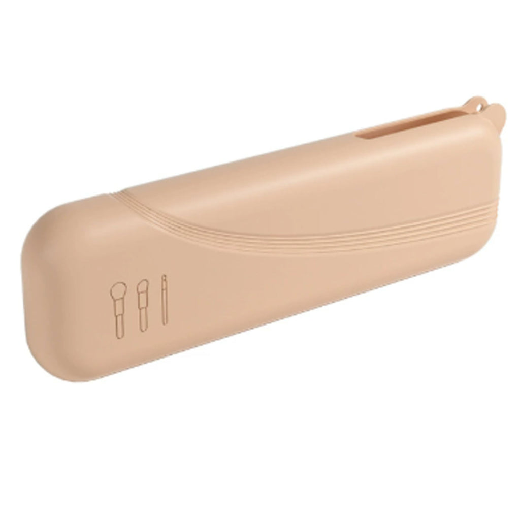 Silicone Makeup Brush Storage Case with Snap Design