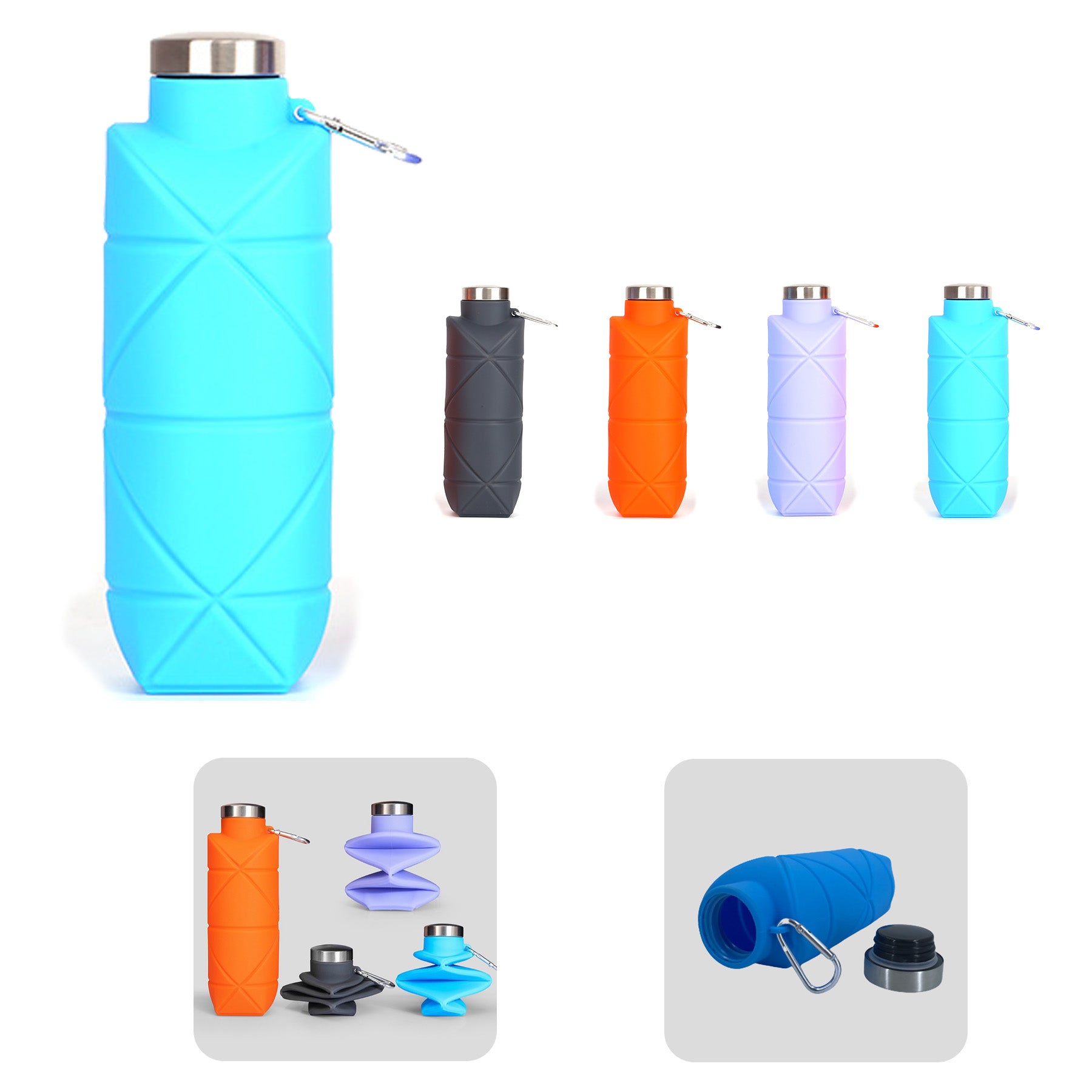 24 Oz. Silicone Collapsible Cup