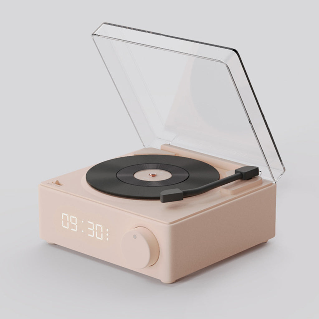 Vinyl Alarm Clock Intelligent Bluetooth Speaker