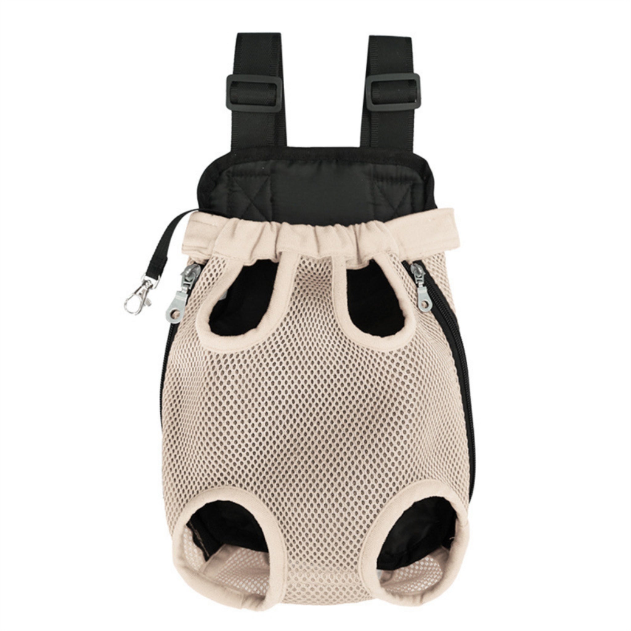 Vented Mesh Pet Carrier Backpack Front Travel Hiking Bike
