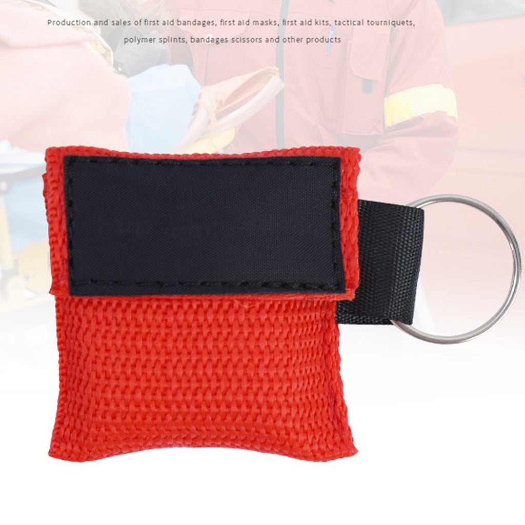 CPR Emergency Face Mask Shield w/Keychain