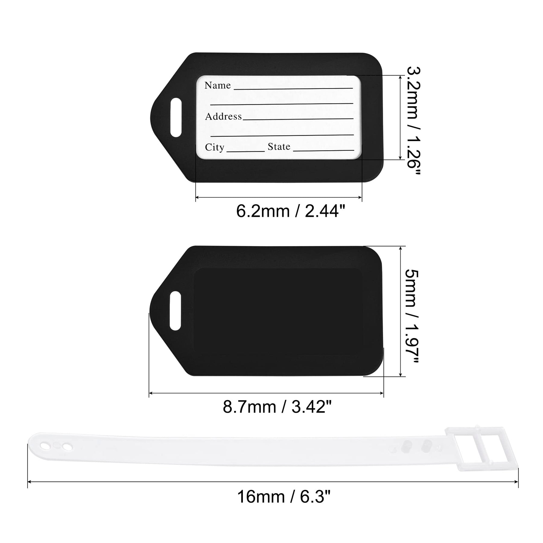 Economical Plastic Luggage Tag