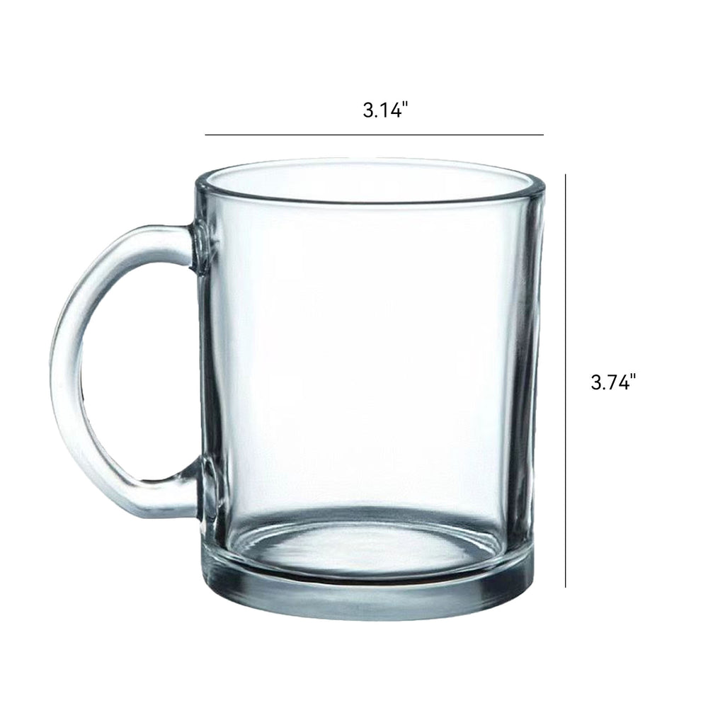 12 OZ Glass Mug