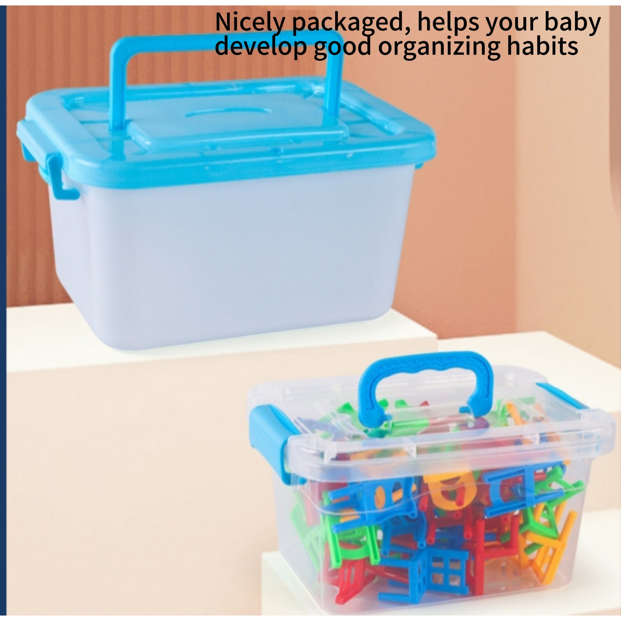 Stacking Chairs Toy Preschool Balance Game For Parent Child