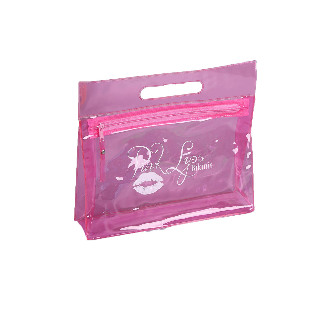 Pvc Clear Zippered Tote Handbag