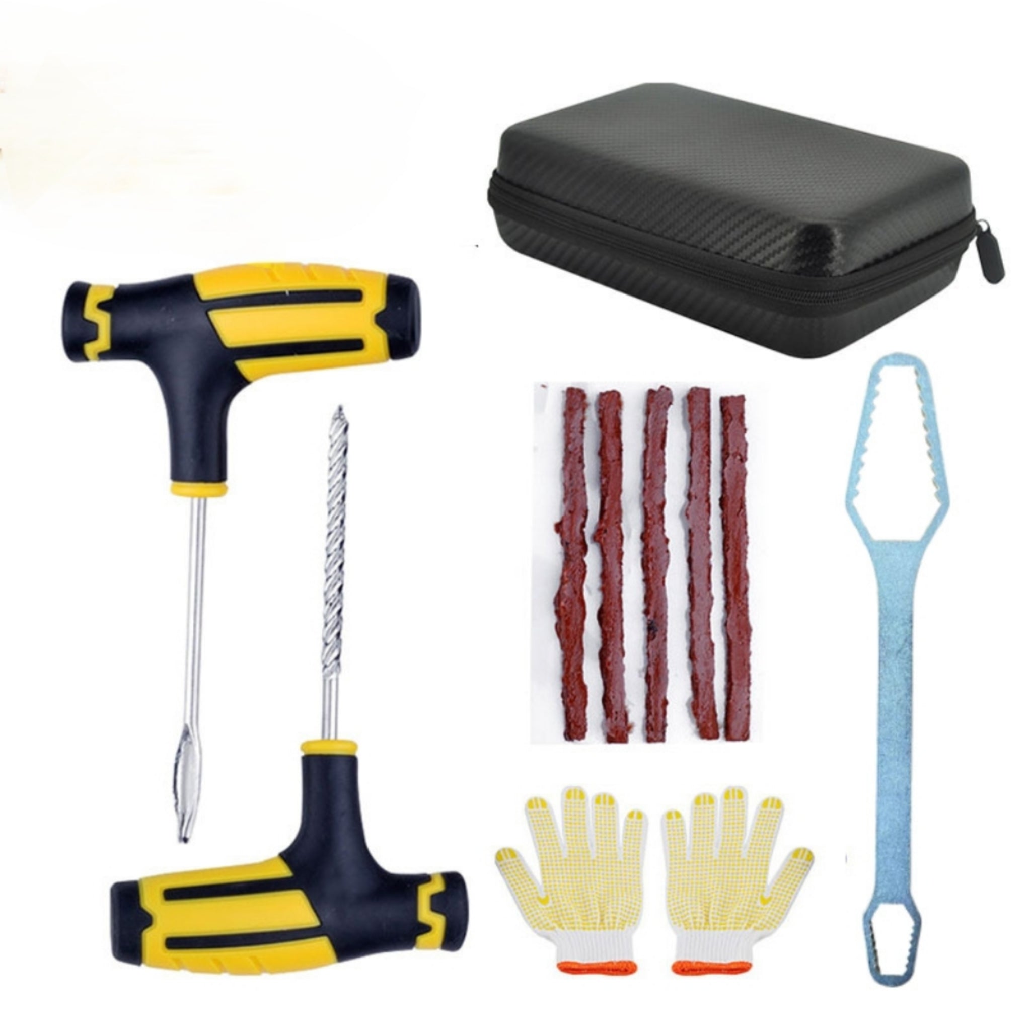 Tubeless Tire Repair Kit Reamer Strings Emergency Universal