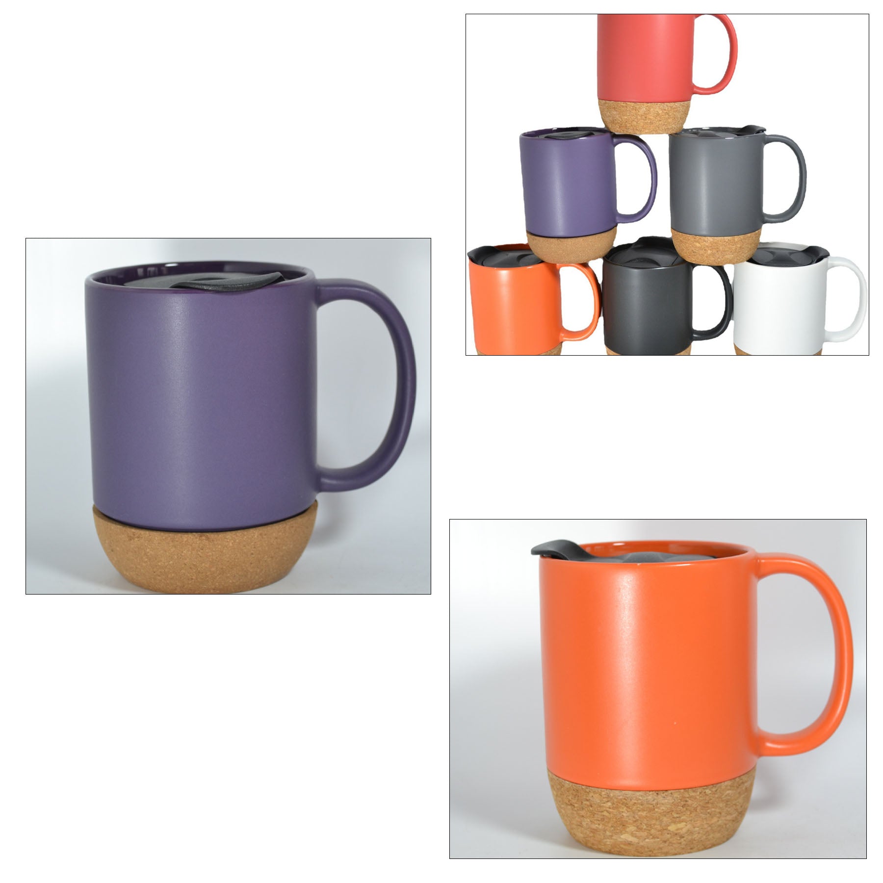 Cork Bottom Stylish Ceramic Mug