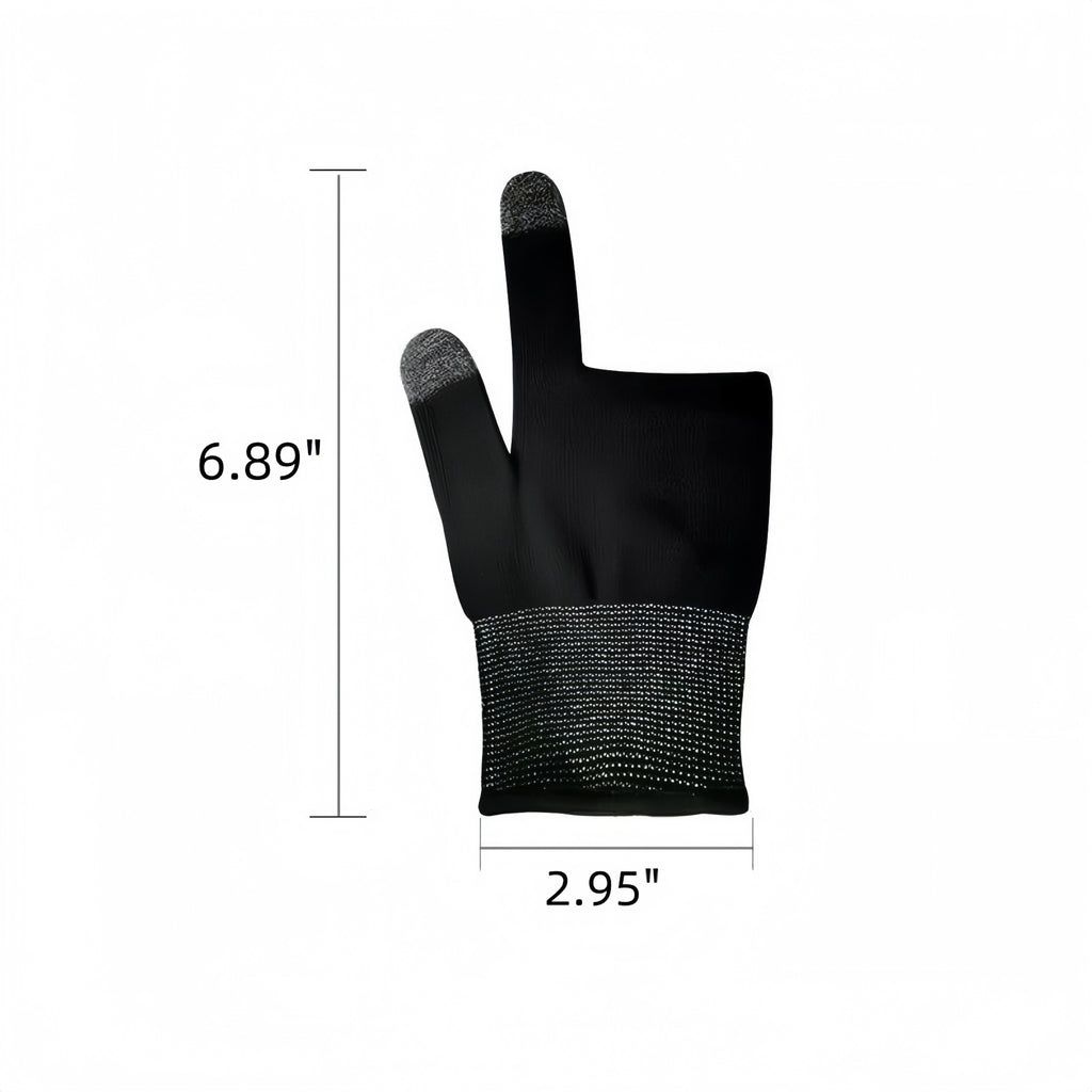 Two Finger Zero Disconnection Breathable Sweat Resistant Gloves