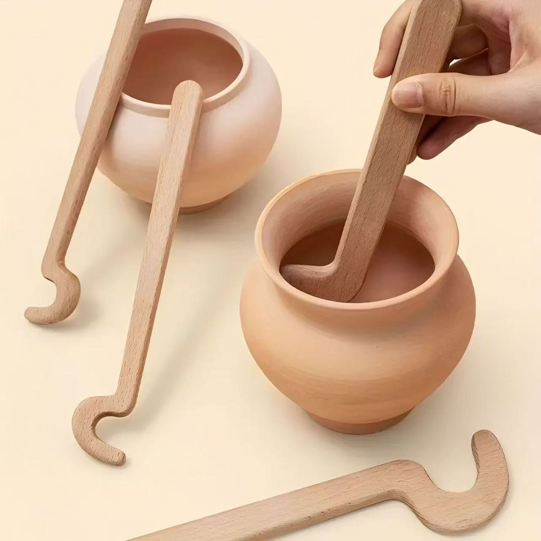 Pottery Wooden Hand-Building Tools
