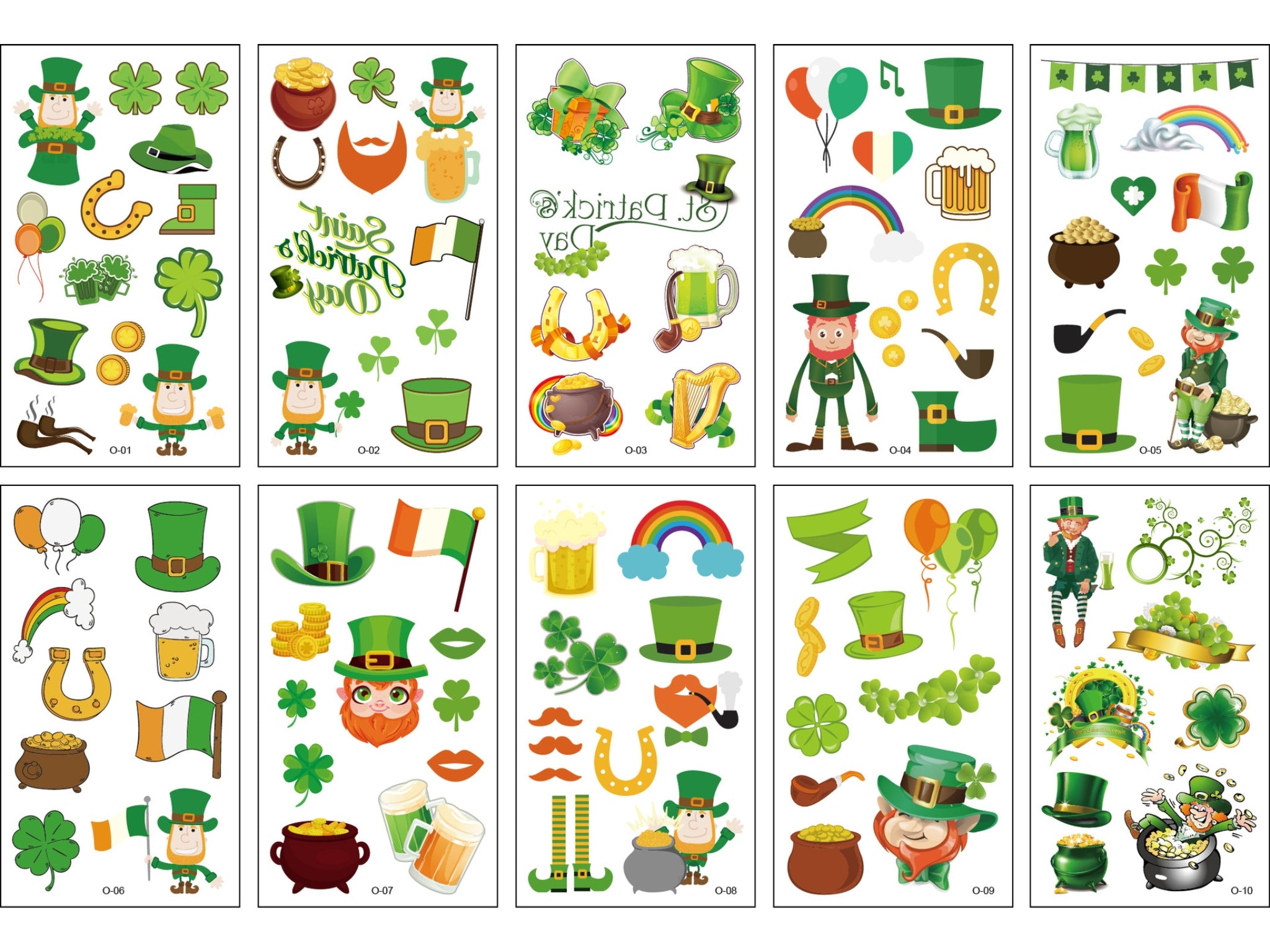 Diverse Themes Temporary Tattoo Stickers