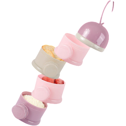 4-Compartment Milk Powder Dispenser For Milk Powder Storage