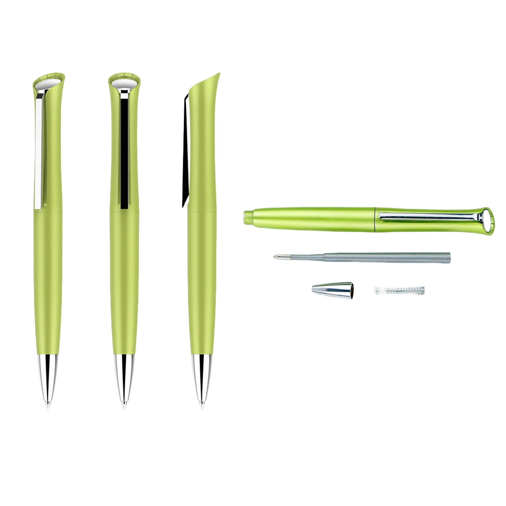 Twist-Action Easy Ballpoint Pen with Clip