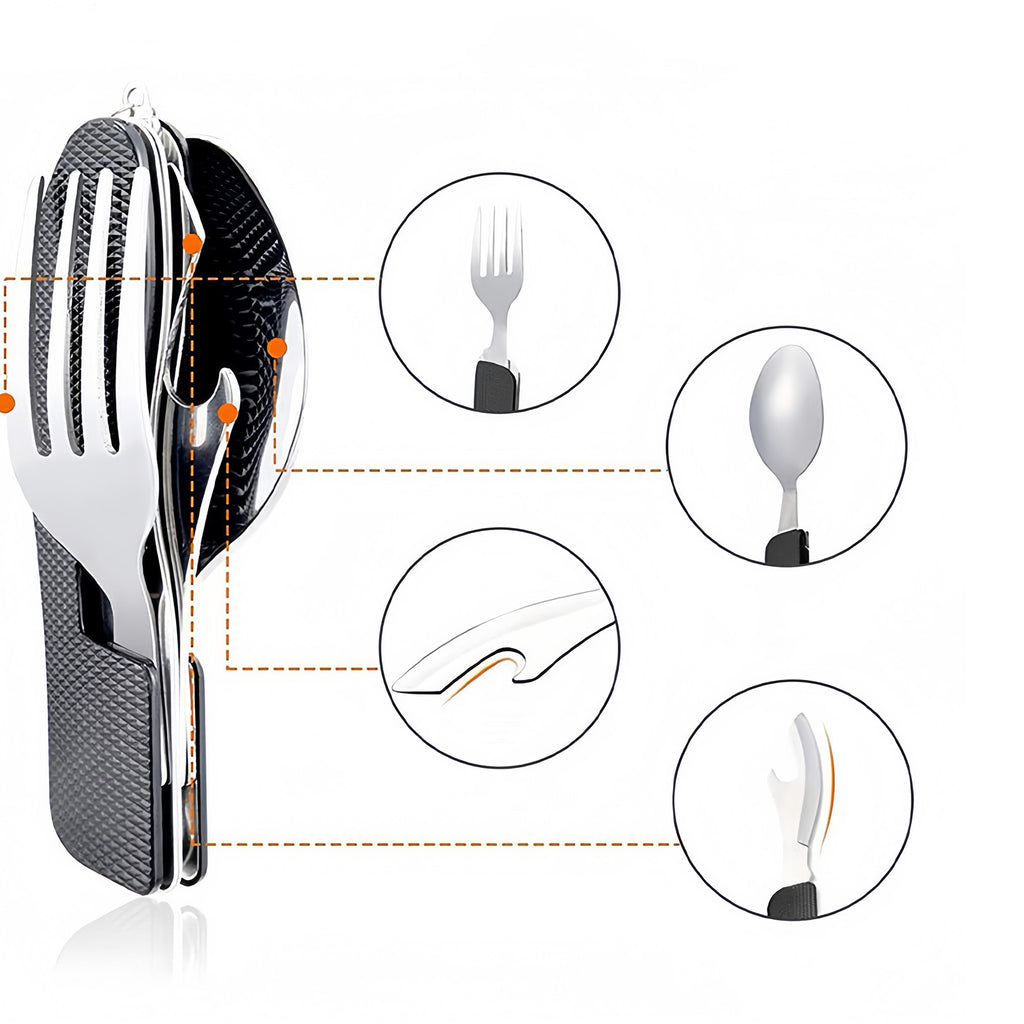 Outdoor Camping Multifunctional Stainless Steel Table Knife