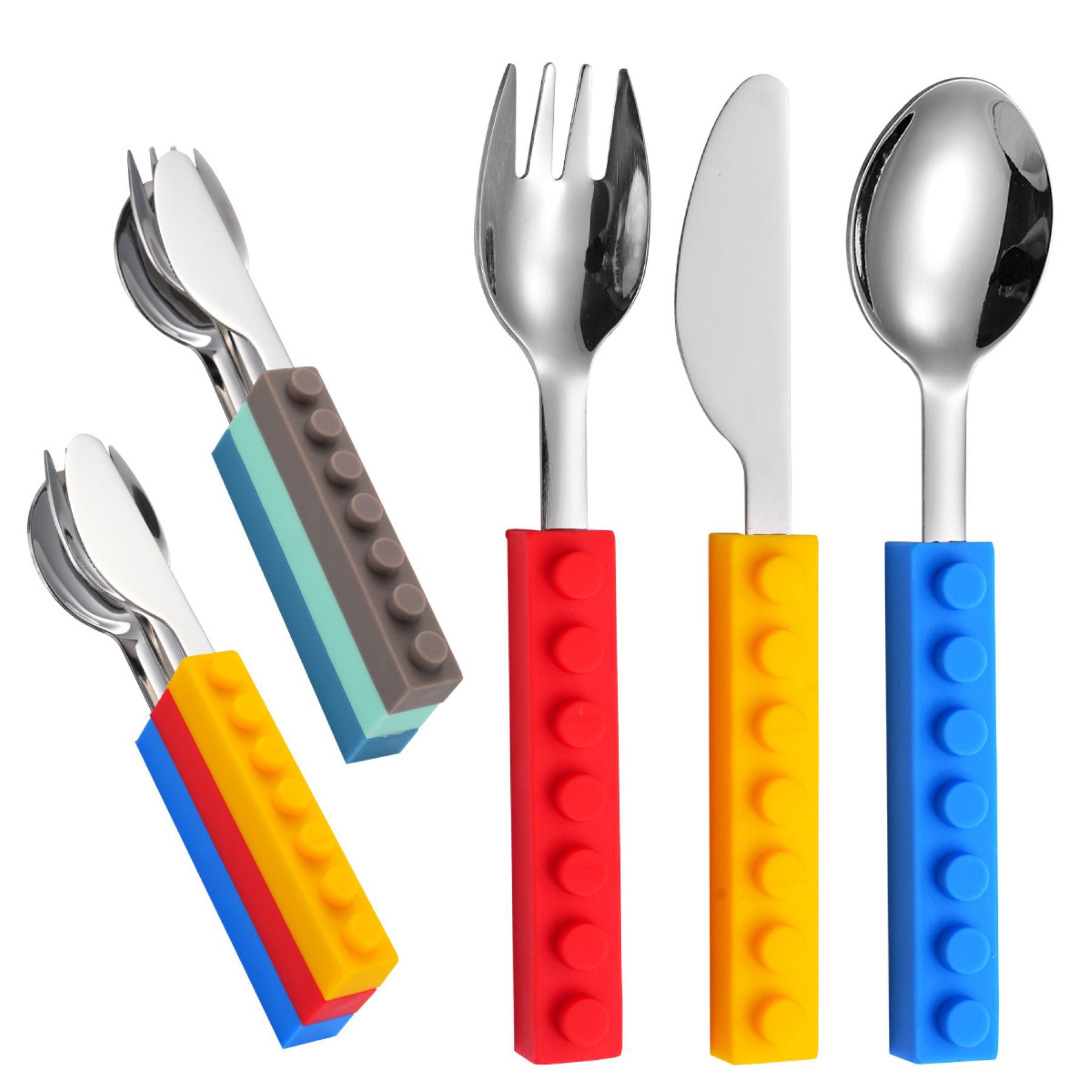 Building Block - Handle Stainless Steel Cutlery Set
