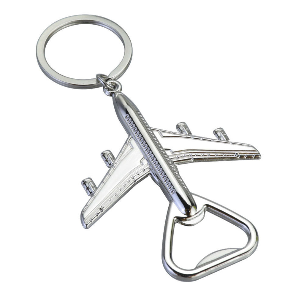 Airplane Keychain Beer Opener