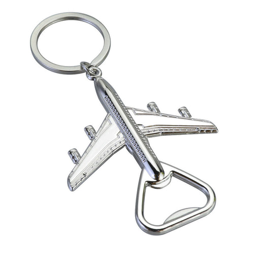 Airplane Keychain Beer Opener