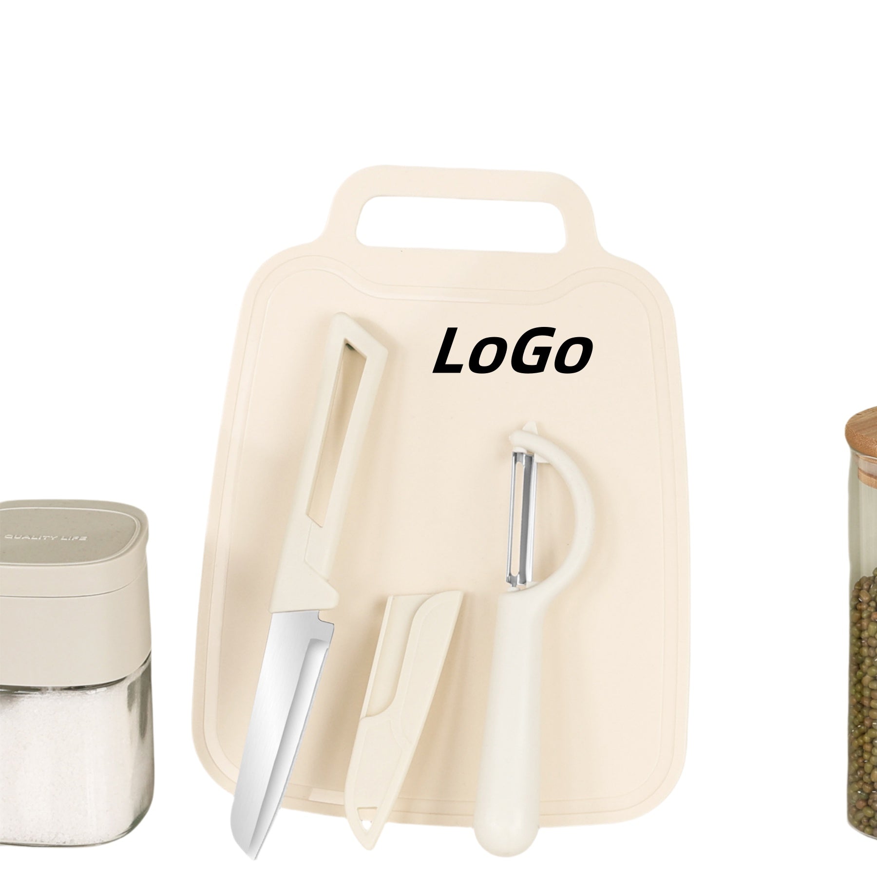 Portable Three-piece Cutting Board Set