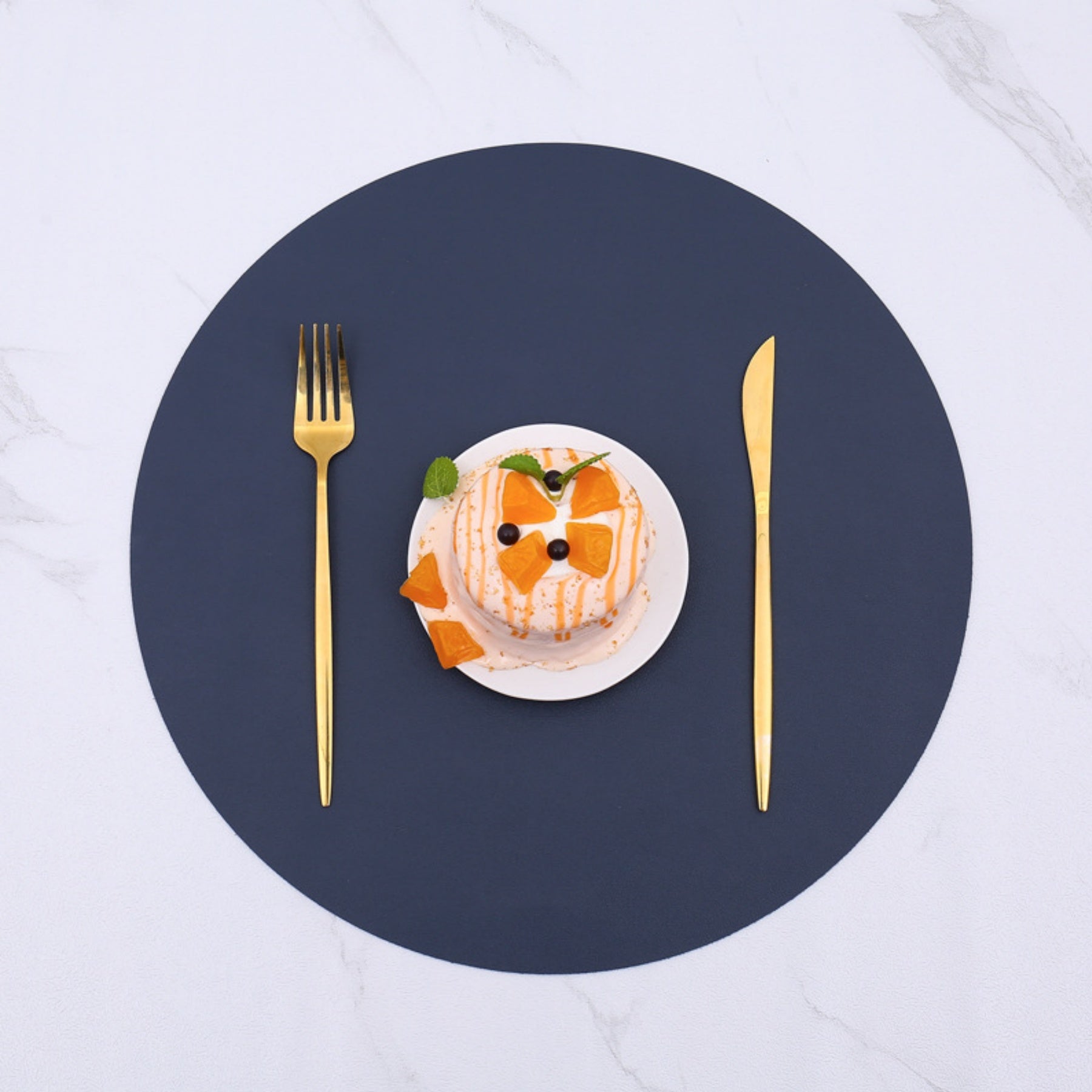 Round Minimalist Heat Insulated Placemat