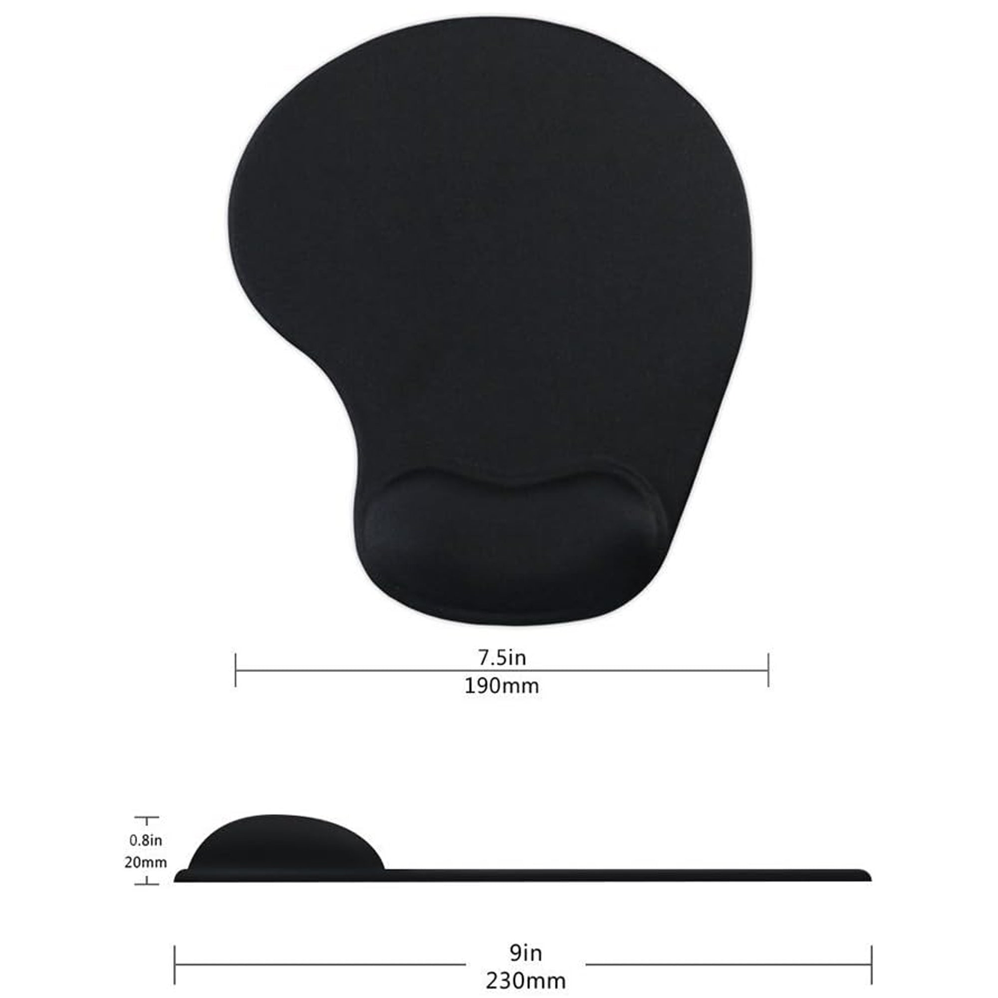 Office Mousepad With Gel Wrist Support