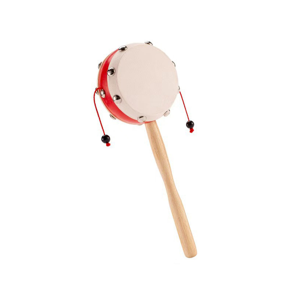 Wooden Baby Rattle Drum