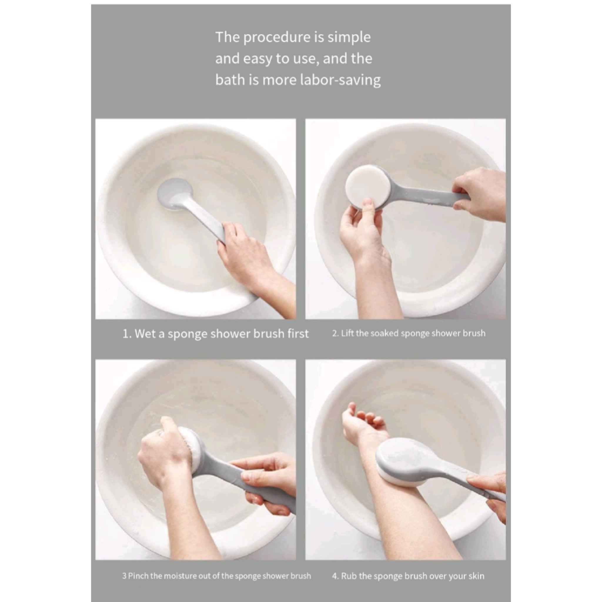 ErgoSoft Bath & Body Scrubber