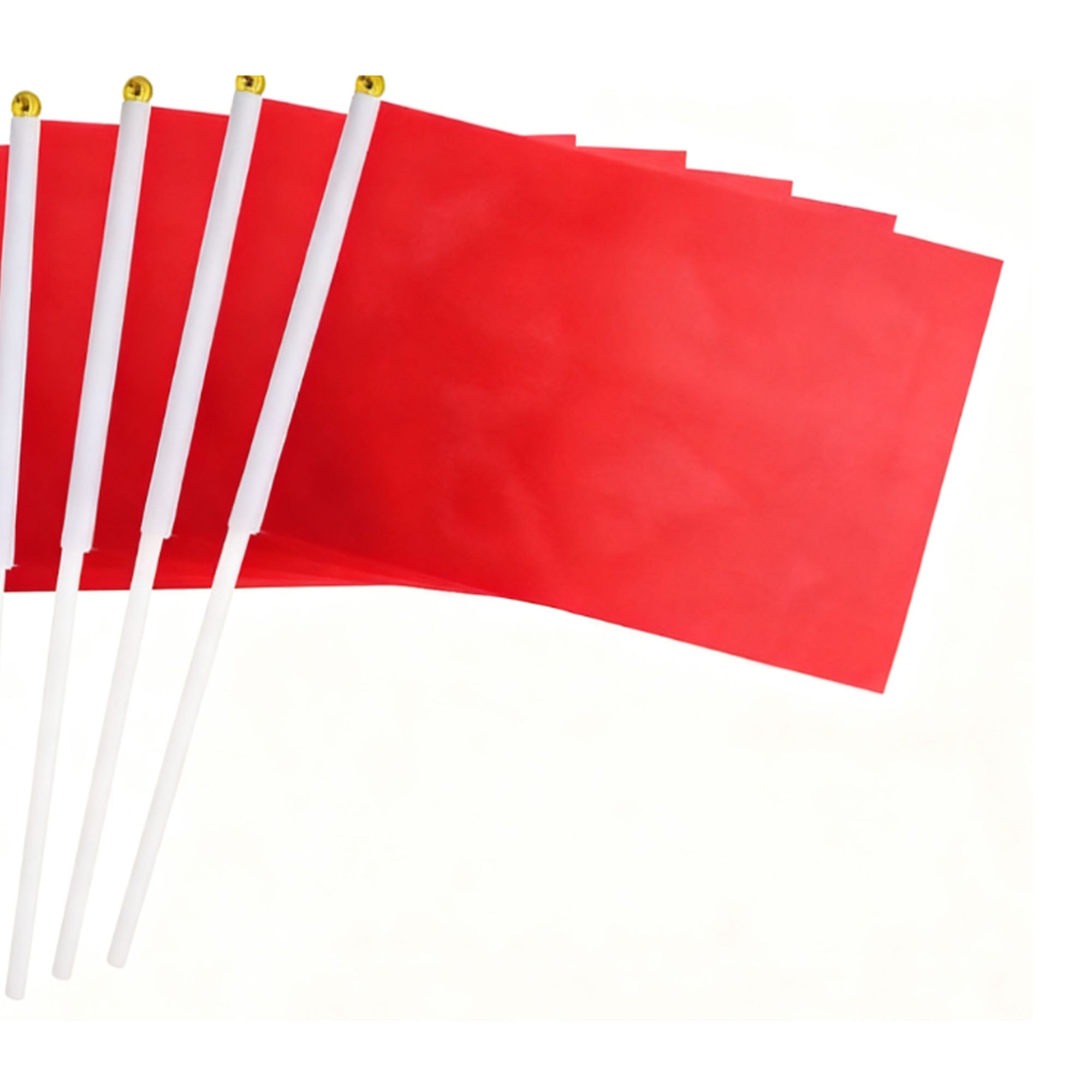 Solid Color Handheld Polyester Hand Waving Flag