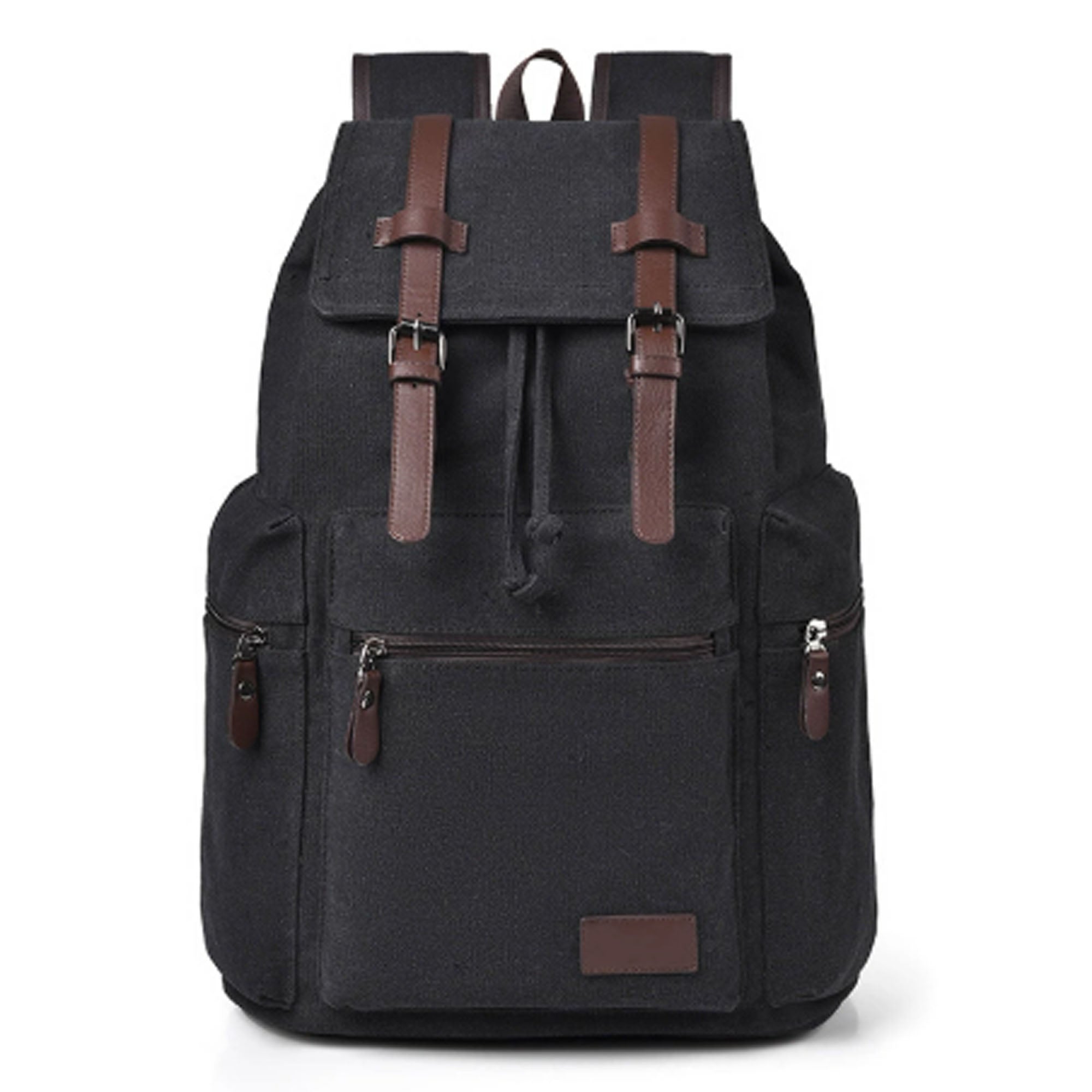14" Canvas Multi Purpose Laptop Backpack Casual Travel Pack