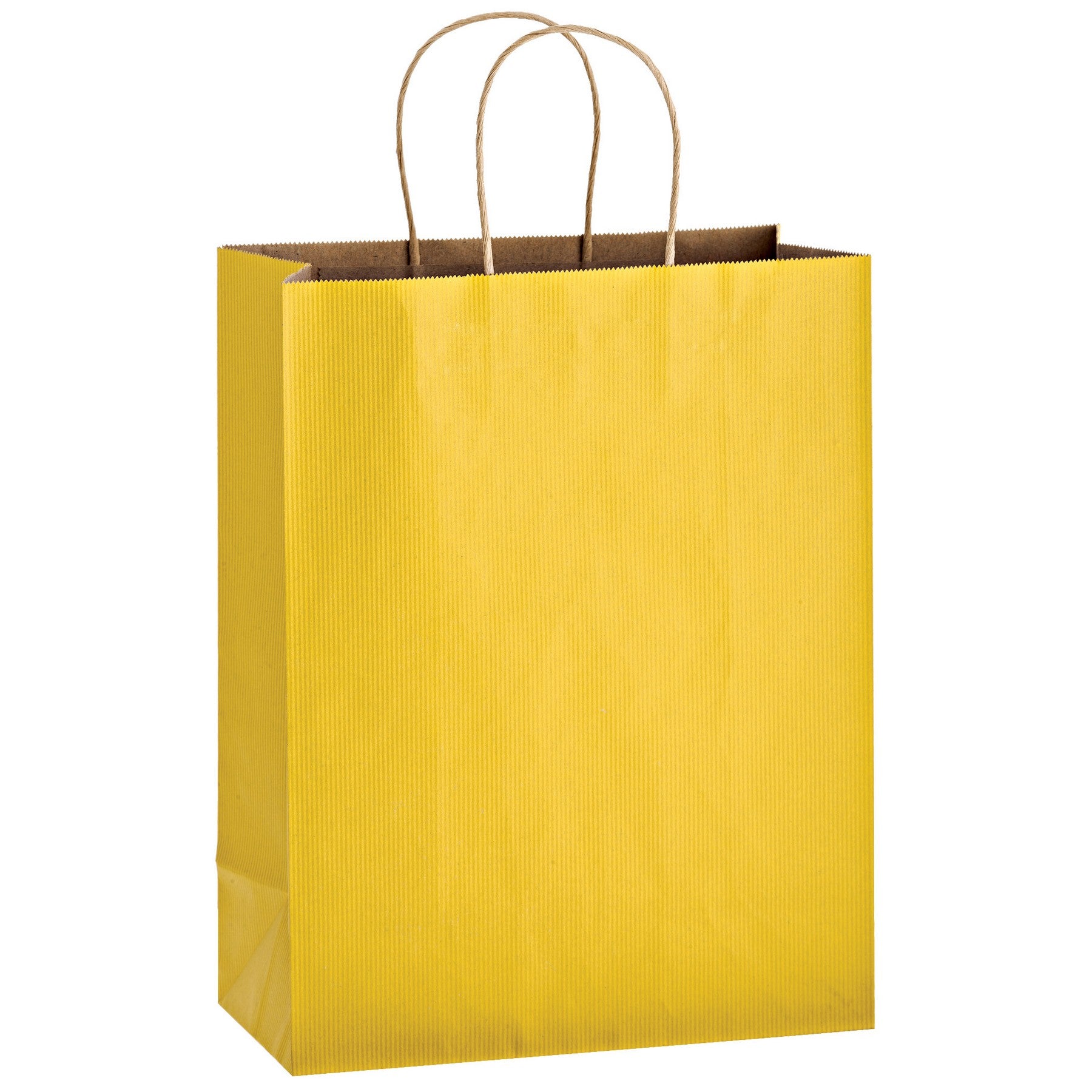 Matte Color Paper Shopper Tote Bag (10"x5"x13")