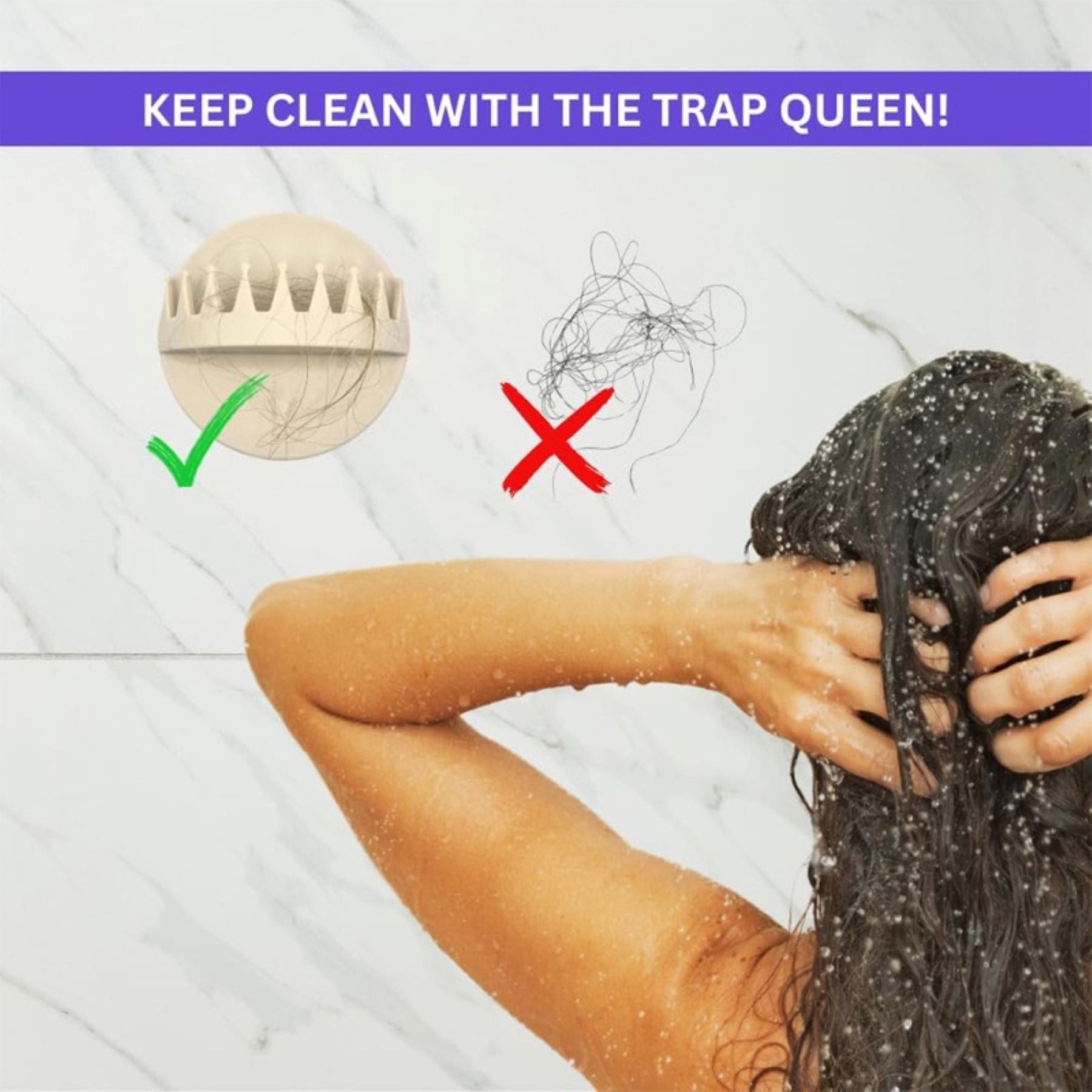 Silicone Hair Collector