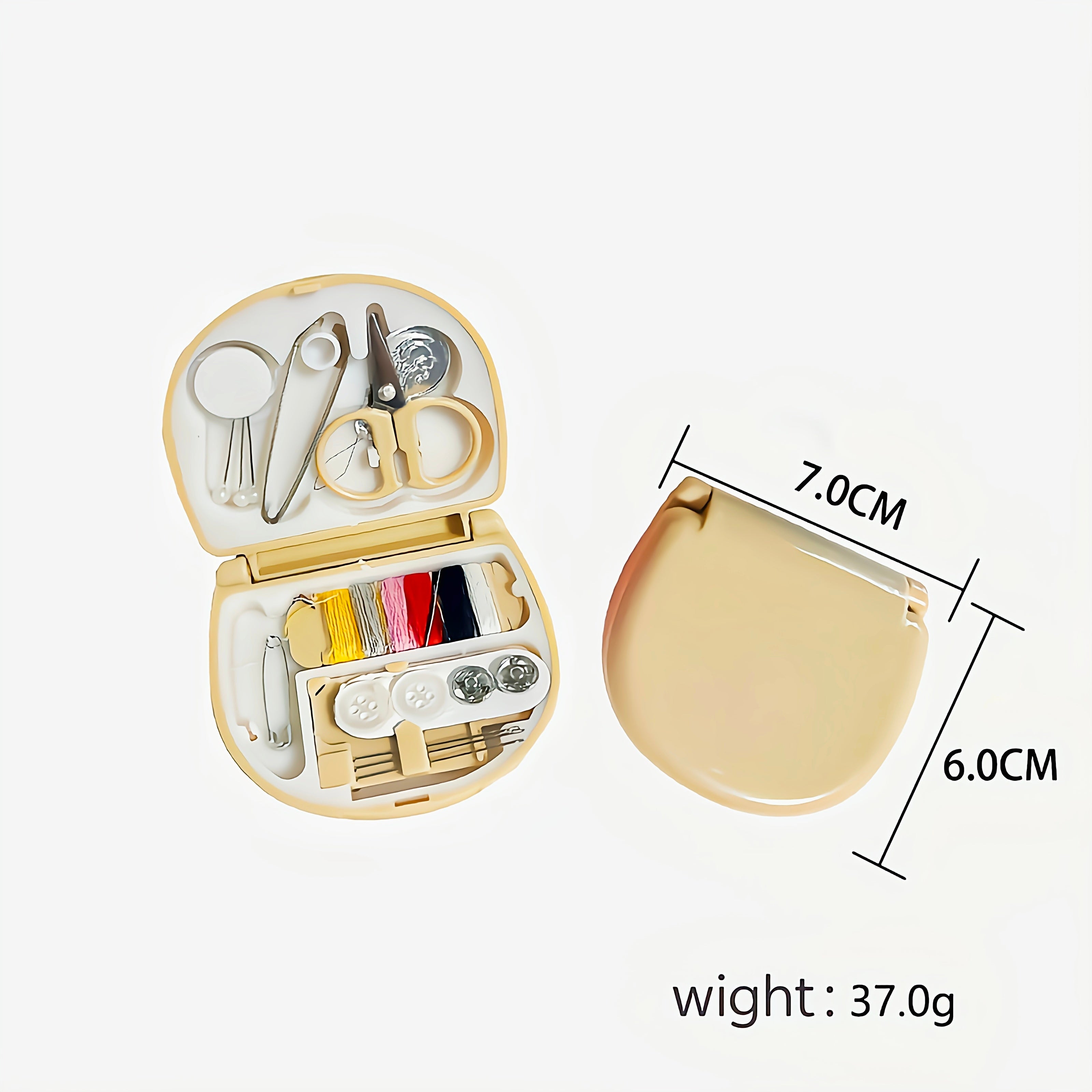Semi-Circular Plastic Needle Box