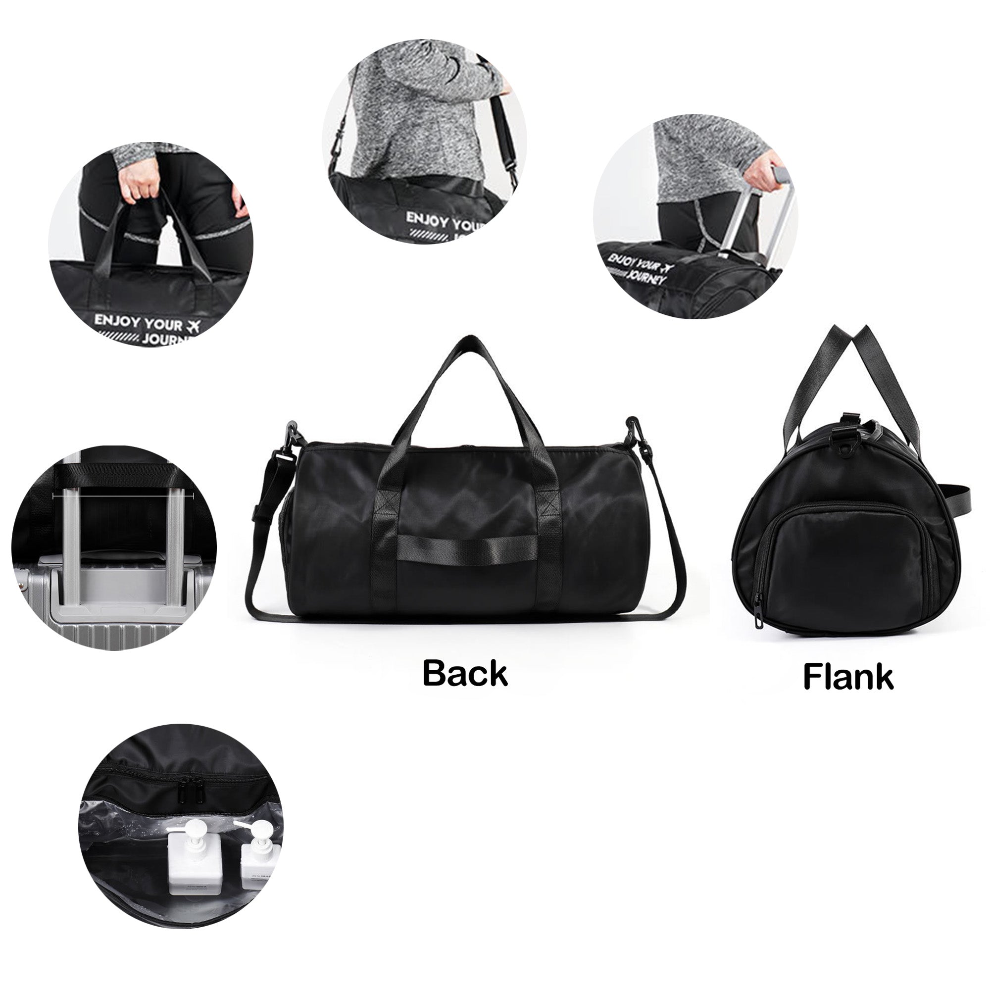 Gym Bag With Shoes Compartment