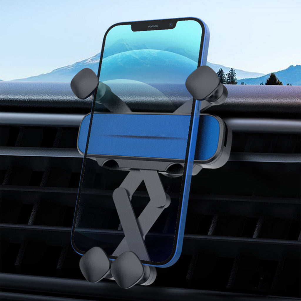 Sand Blasting Process Car Air Vent Stand Phone Holder