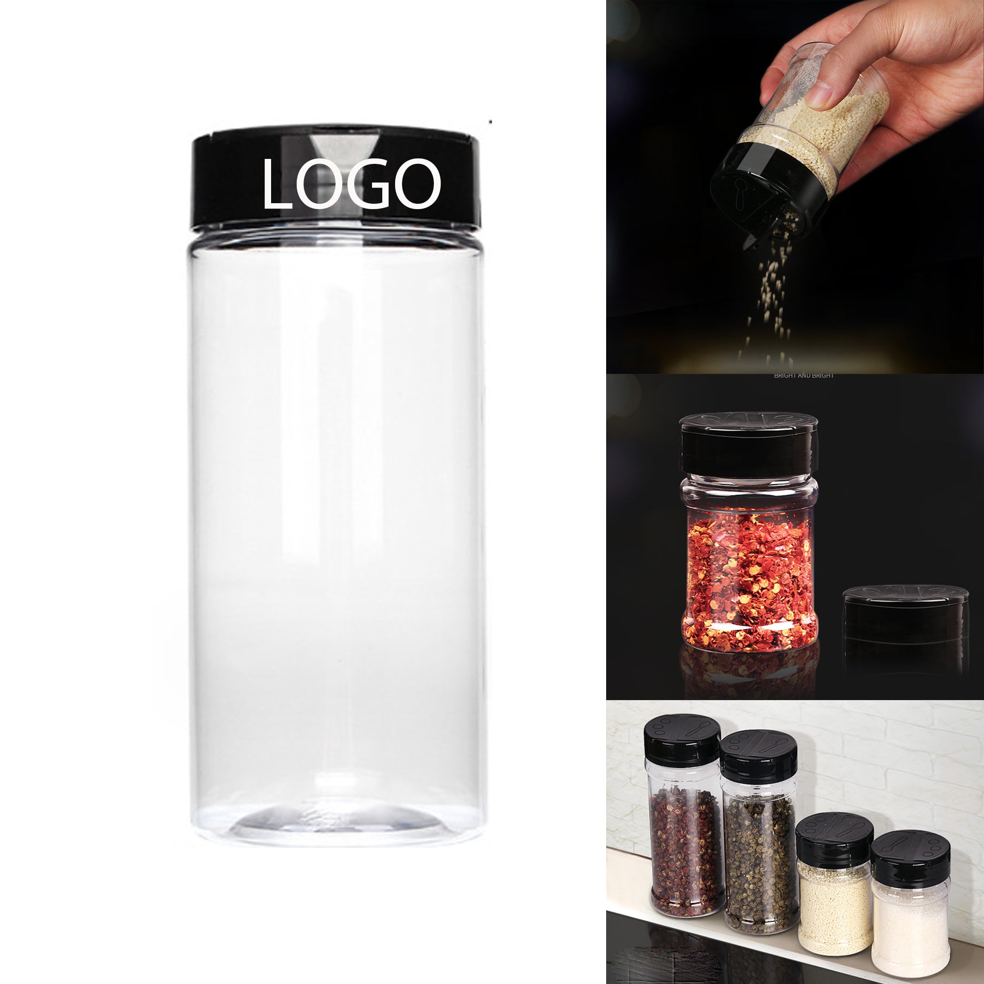Double Clamshell Plastic Spreader Bottle