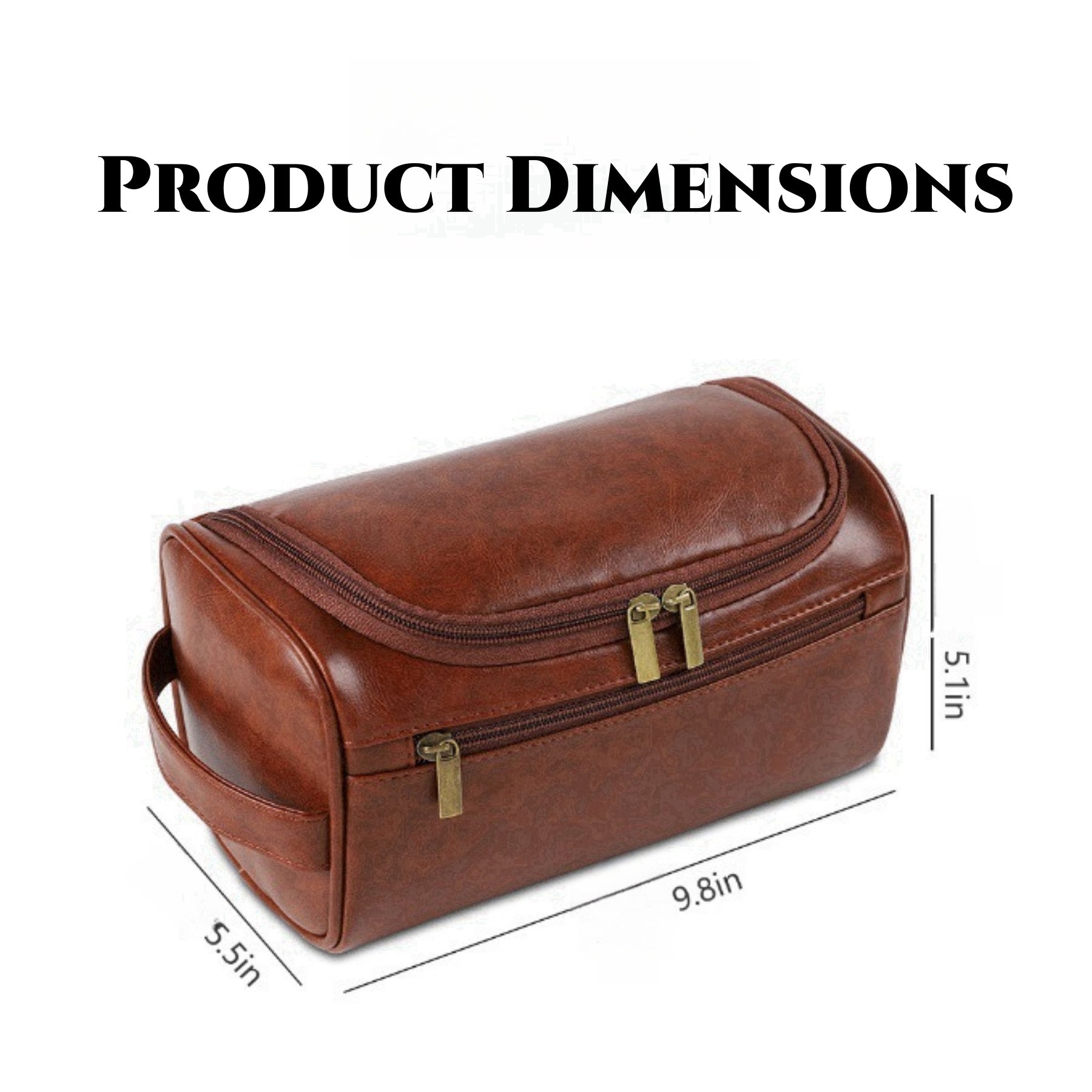 PU Leather Waterproof Storage Bag