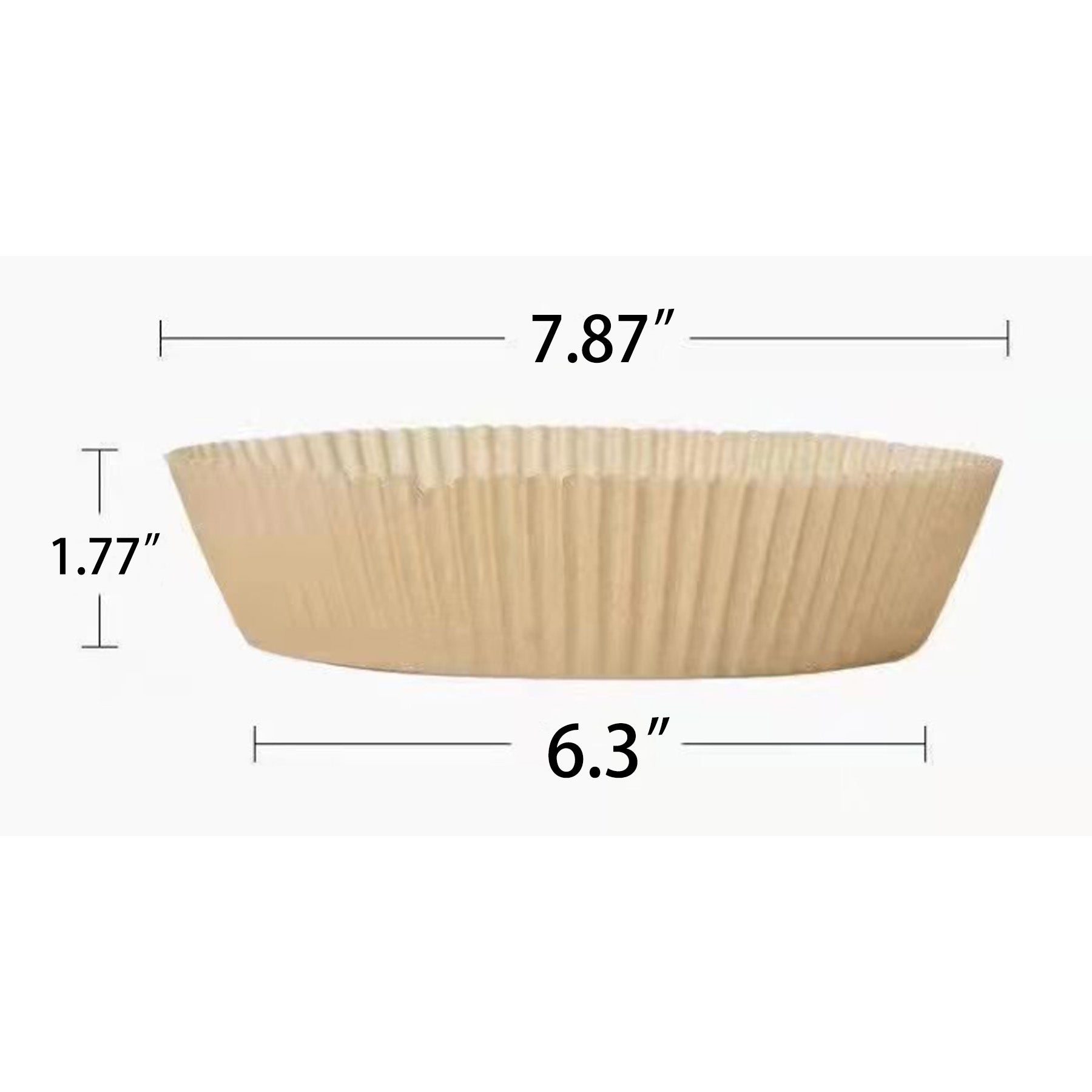 100 Piece Non-stick Disposable Air Fryer Liners