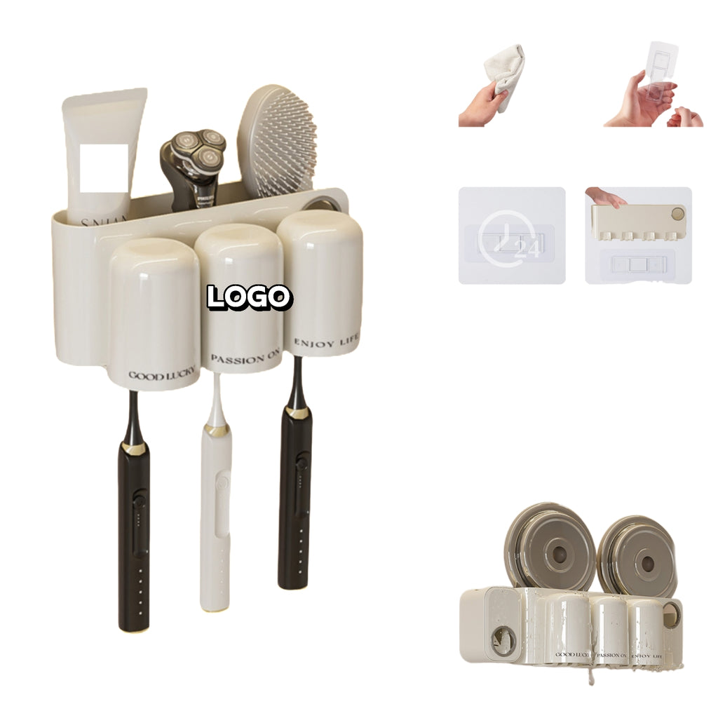 Wash Area Wall Hung Toothbrush Rack