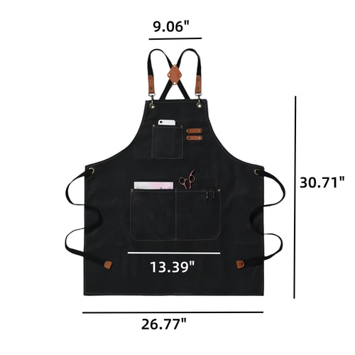 Adjustable Denim Bib Work Apron