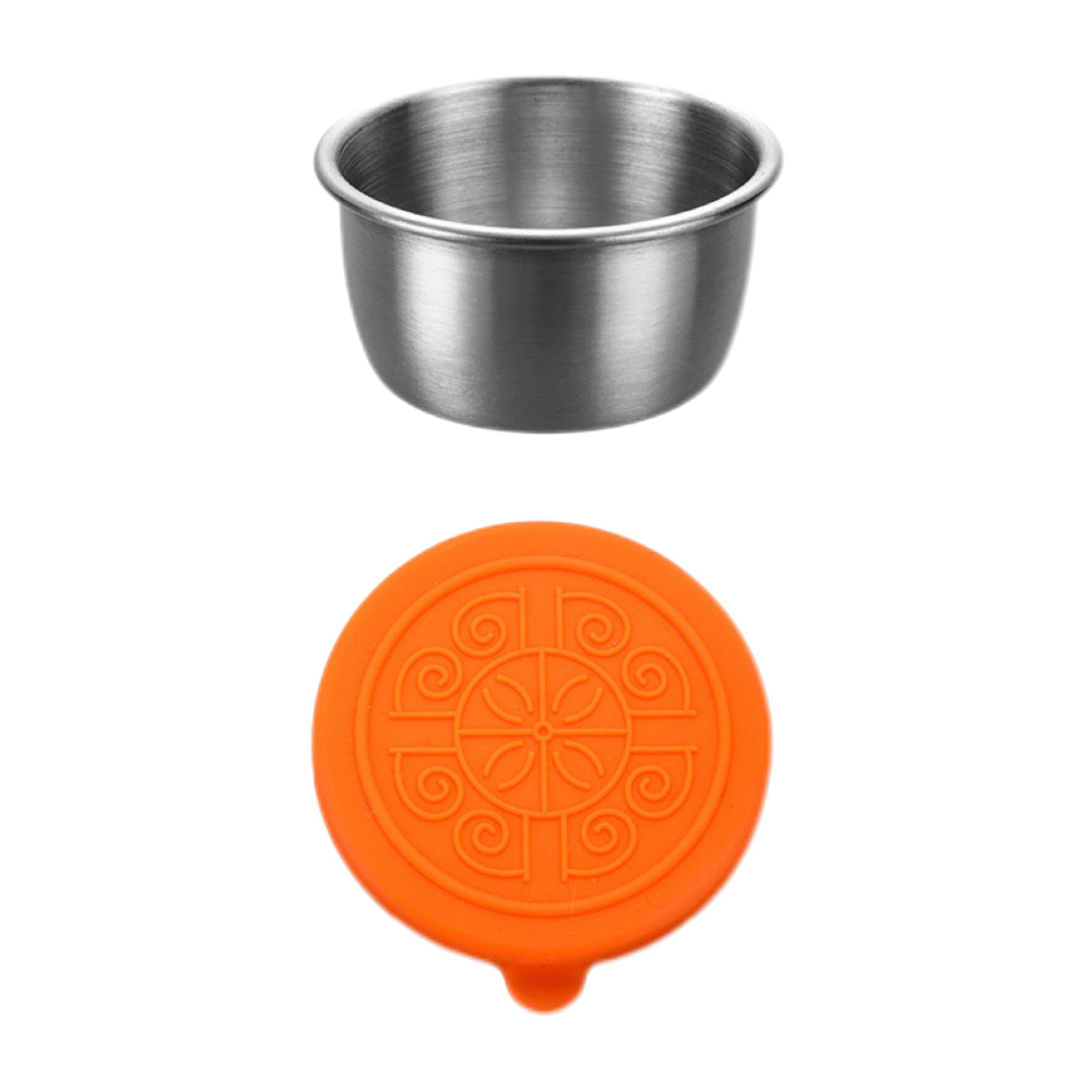 Stainless Steel Dipping Cups With Silicone Lids