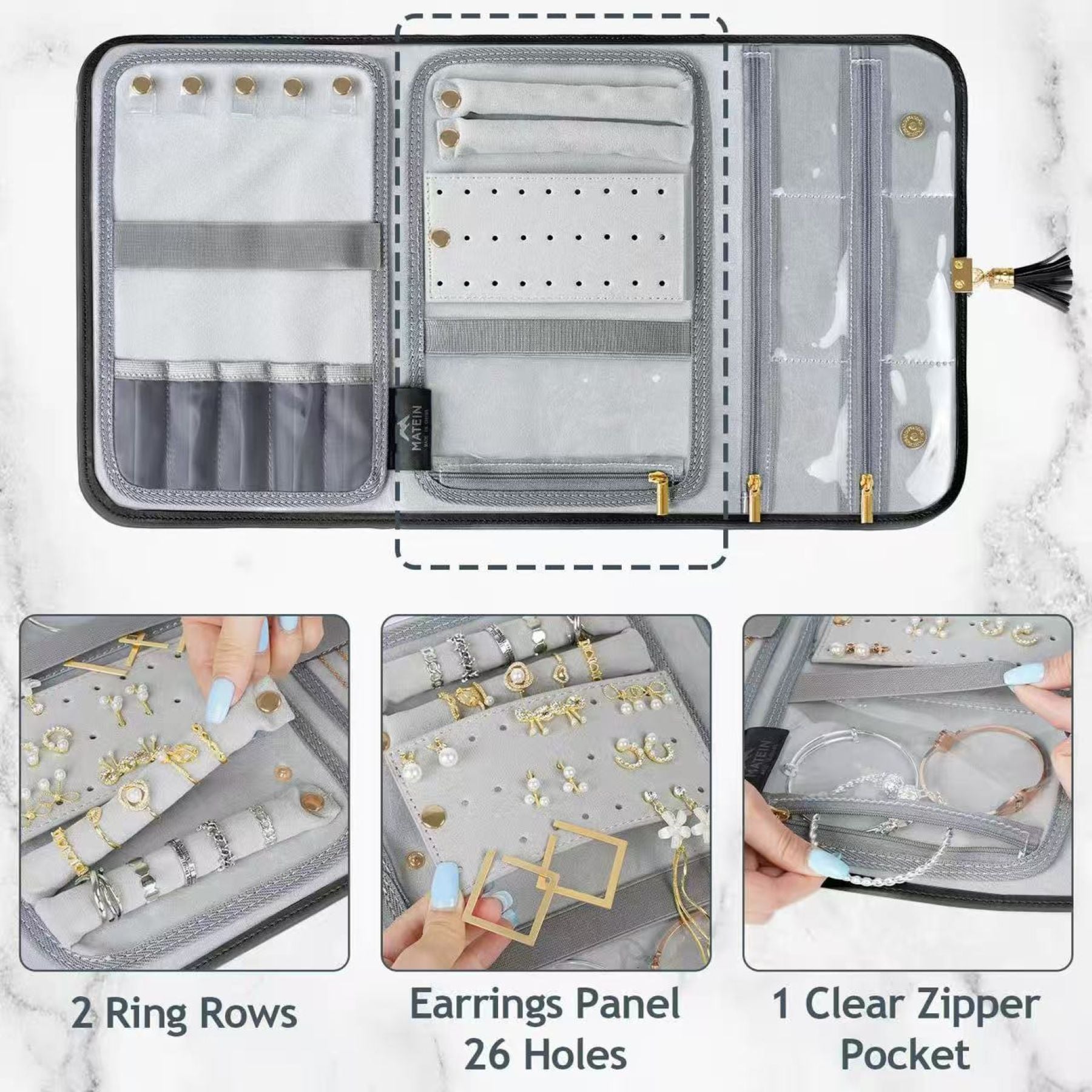 Portable Jewelry Storage Bag