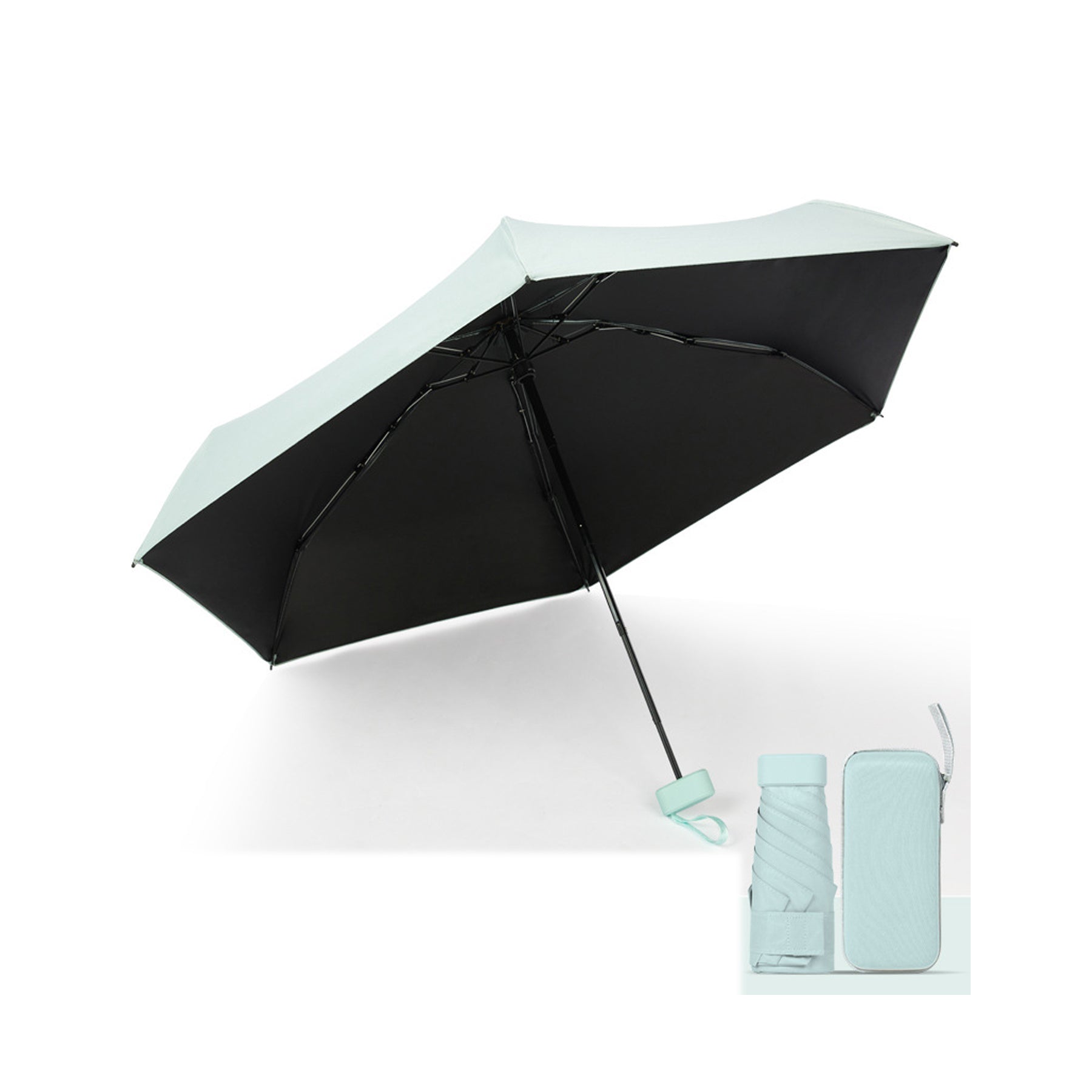 Sunscreen And UV Resistant Folding Compact Portable Sunshade Umbrella