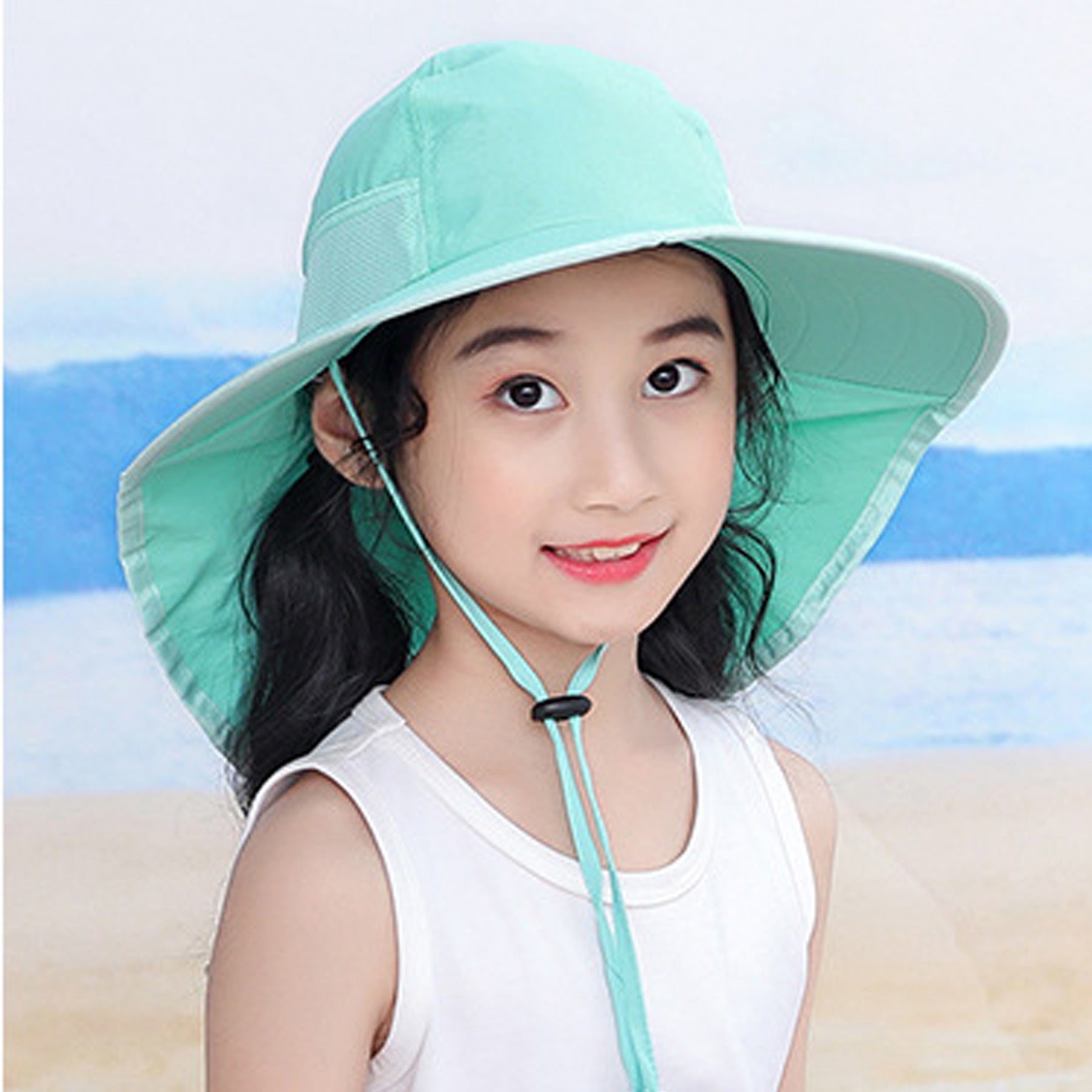 Children's Fisherman Hat With Neck Flap