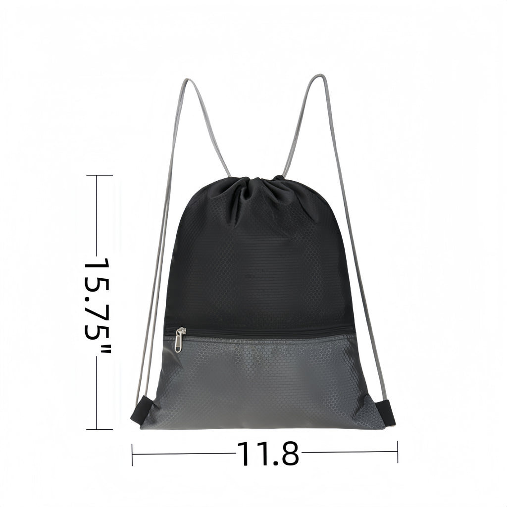 Drawstring Double Shoulder Bag