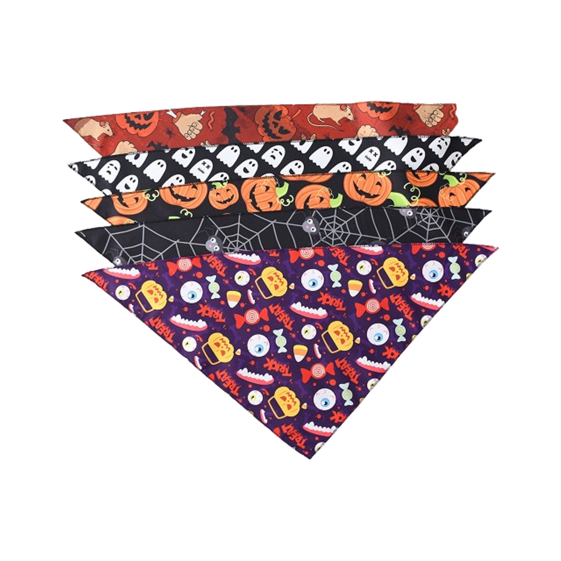 Painted Polyester Pet Triangle Bandana