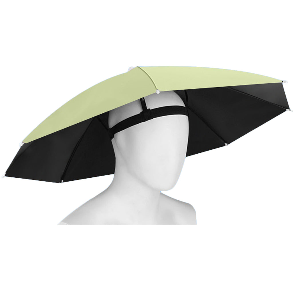 Outdoor Folding Fishing Large Headwear Umbrella Hat
