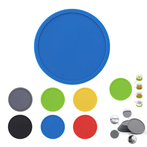 10 In Silicone Anti Slip Circular Coaster
