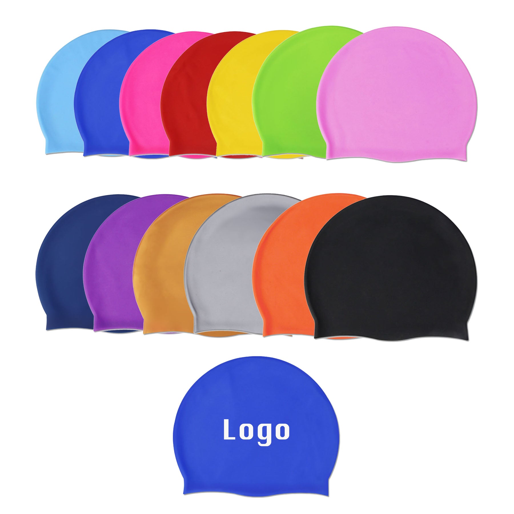 Adult Silicone Swimming Cap