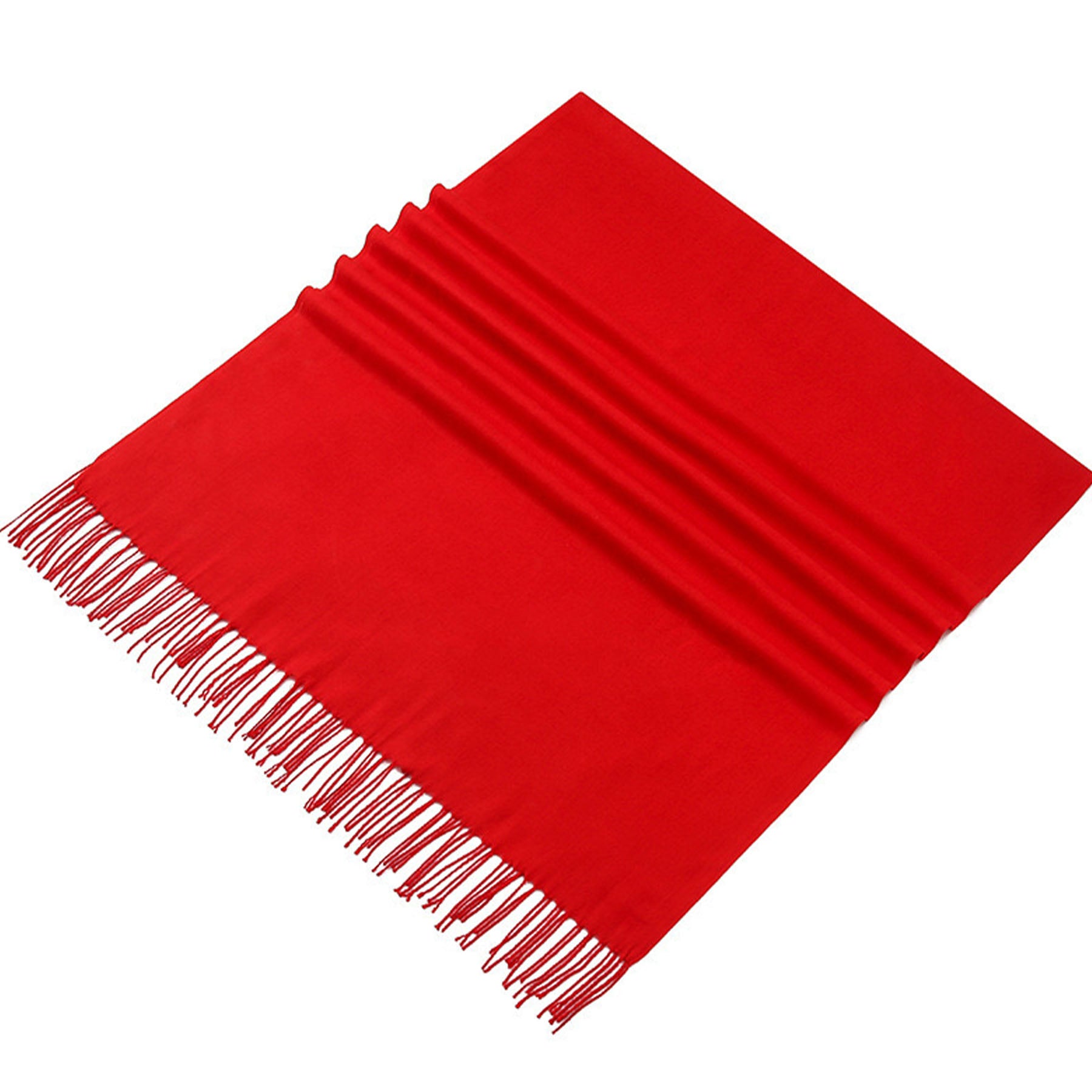 Custom China Red Scarf – Elegant and Timeless Design